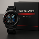 Relógio Masculino Luxo Esportivo – Design Exclusivo Roda Automotiva, À Prova d’Água e Ponteiros Luminosos