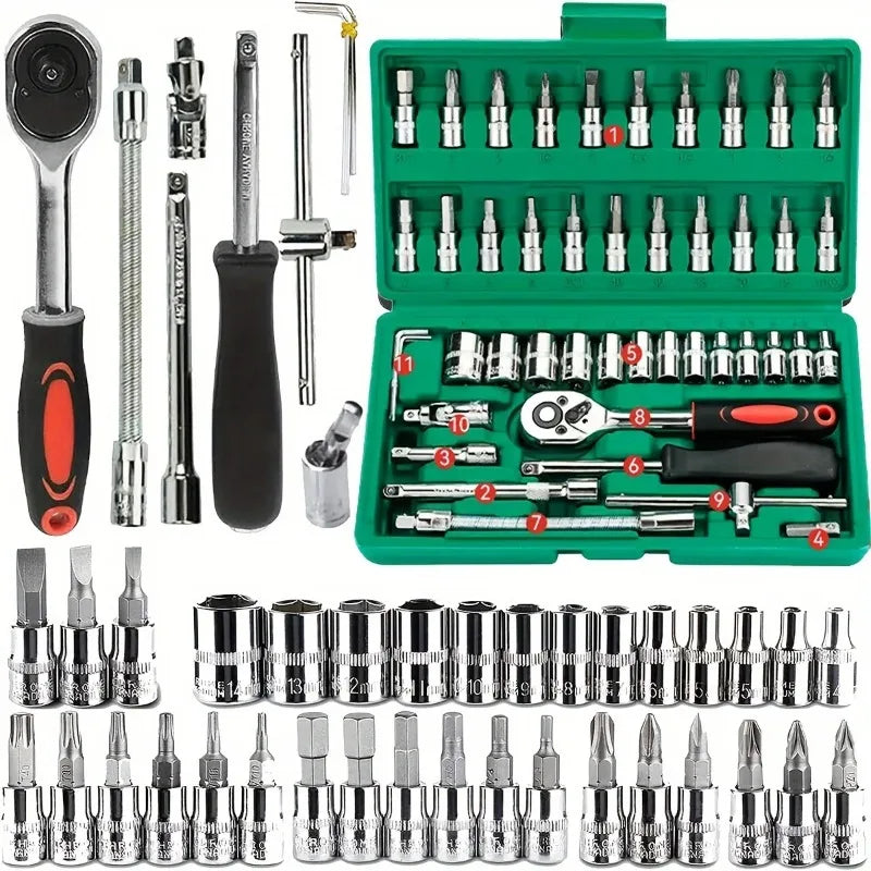 Kit Profissional para Reparos Automotivos e Domésticos
