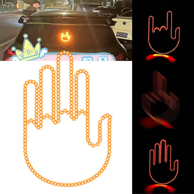Gestos em LED para Carro com Controle Remoto